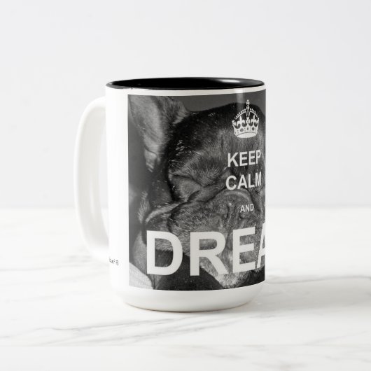 Franse Bulldog Dream Mok (Voorkant links)