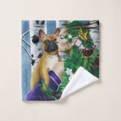 Franse Bulldog Dryad Fantasie Bad Handdoek (Wasdoekje)