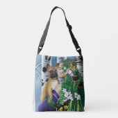 Franse Bulldog Dryad Fantasie Crossbody Tas (Achterkant)