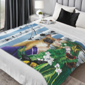 Franse Bulldog Dryad Fantasie Fleece Deken