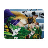 Franse Bulldog Dryad Fantasie Magneet (Horizontaal)