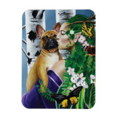 Franse Bulldog Dryad Fantasie Magneet (Verticaal)