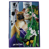 Franse Bulldog Dryad Fantasie Medium Cadeauzakje (Voorkant)