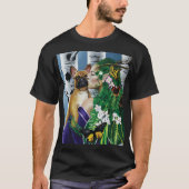 Franse Bulldog Dryad Fantasie T-shirt (Voorkant)