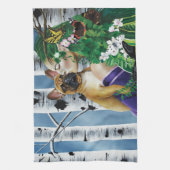 Franse Bulldog Dryad Fantasie Theedoek (Verticaal)