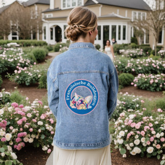 Franse Bulldog Duitse Denim Jacket