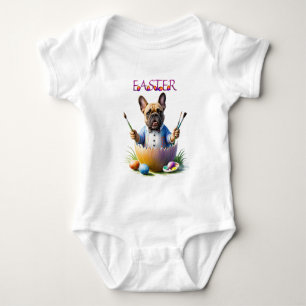 Franse Bulldog Ei Paas Frans Bulldog Romper