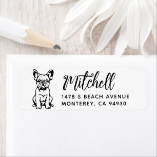 Franse Bulldog Eigenaar Retouradres Hond Eigenaar Etiket