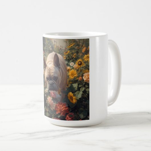 Franse Bulldog Elegant Coffee Mok (Voorkant rechts)