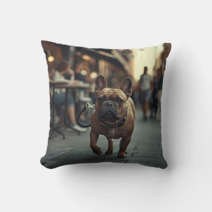 Franse Bulldog Elegant Sierkussen