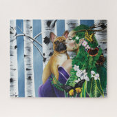Franse Bulldog en Dryad Legpuzzel (Horizontaal)