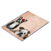 Franse Bulldog en Engelse Bulldog Notitieboek (Linkerzijde)