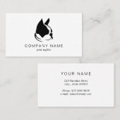 Franse Bulldog en kat Visitekaartje (Voorkant / Achterkant)