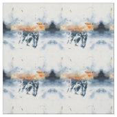 Franse bulldog en landschapscombinatie: abstract o stof (Swatch)
