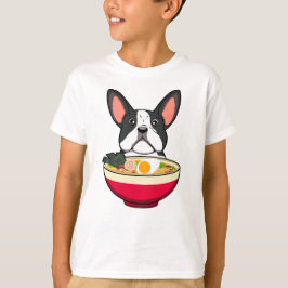 Franse Bulldog en Ramen T-shirt