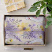 Franse Bulldog en wilde bloemen Tissuepapier (Geschenk)