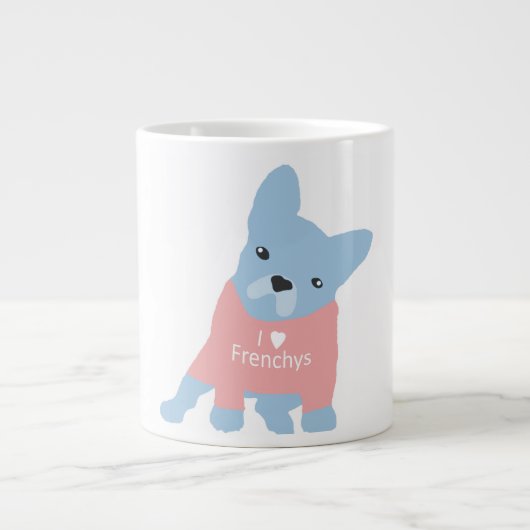 Franse Bulldog Espresso Mok (Voorkant)