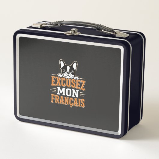 Franse Bulldog Excusez Mon Franais Design (Voorkant)