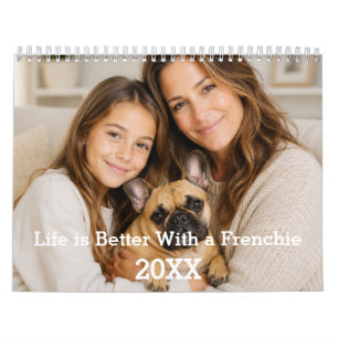 Franse bulldog familie foto frenchie 2027 kalender