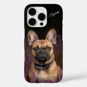 Franse Bulldog Fawn Frenchie Gepersonaliseerd Case-Mate iPhone Case (Achterkant)