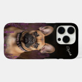 Franse Bulldog Fawn Frenchie Gepersonaliseerd Case-Mate iPhone Case (Achterkant (horizontaal))