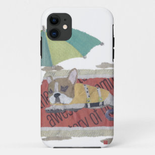 Franse Bulldog, Fawn Pied Frenchie, kleurrijk, Pop Case-Mate iPhone Case