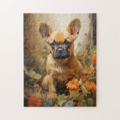 Franse Bulldog fawn puppy Legpuzzel (Verticaal)