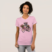Franse Bulldog fiets French Bulldog T-shirt (Voorkant volledig)