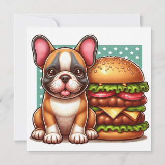 Franse Bulldog Flat Kaart