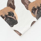 Franse Bulldog Fleece Blanket (Hoek)