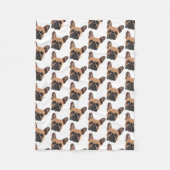 Franse Bulldog Fleece Blanket (Voorkant)
