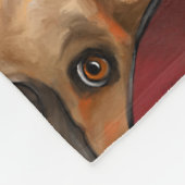 FRANSE BULLDOG      FLEECE DEKEN (Hoek)