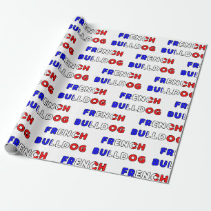 Franse bulldog flg in naam cadeaupapier