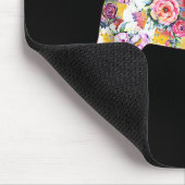 Franse Bulldog Flower Pattern Frenchie Bulldogs Muismat (Hoek)