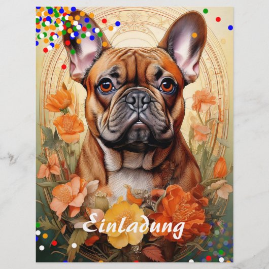 Franse Bulldog Flyer (Voorkant)