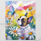 Franse Bulldog Flyer (Achterkant)