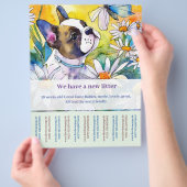 Franse Bulldog Flyer (Hand)