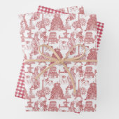 FRANSE BULLDOG franchie rood toilet Inpakpapier Vel (In situ)