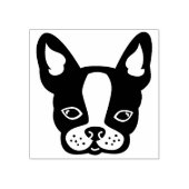 Franse Bulldog-franchise-Boston Terrier-stempel Rubberstempel (Afrduk)