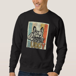 Franse Bulldog Franse Bulldog Frenchi Retro Vintag Trui