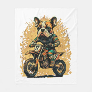 Franse Bulldog, Franse Bulldog T-shirt, Franse moe Fleece Deken