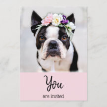 *~* Franse Bulldog Franse Event Uitnodiging Cute