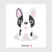Franse Bulldog - Franse minnaar Sticker (Vel)
