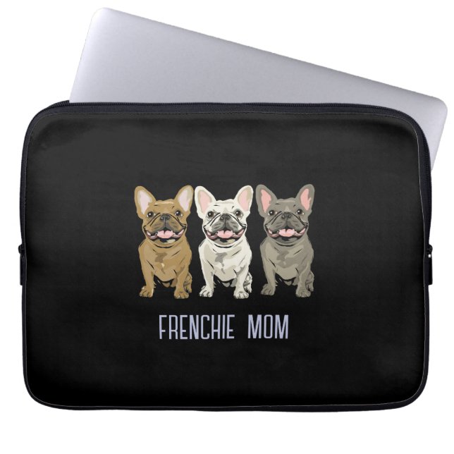 Franse Bulldog, Franse moeder Laptop Sleeve (Voorkant)