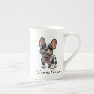 Franse Bulldog Franse Moeder Porselein Kop