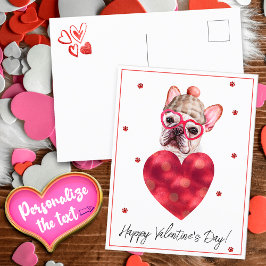 Franse Bulldog Franse Valentijnsdag Cadeau Hond Briefkaart