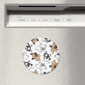 Franse Bulldog, Frenchie Accessoires Magneet (Insitu (Vaatwasser))