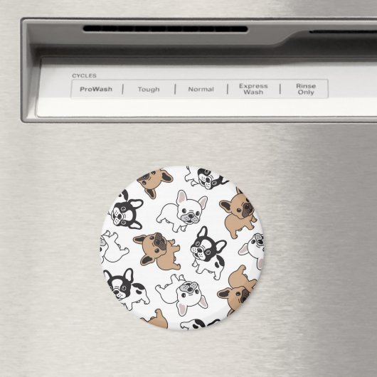 Franse Bulldog, Frenchie Accessoires Magneet (Insitu (Vaatwasser))