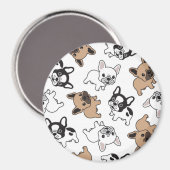 Franse Bulldog, Frenchie Accessoires Magneet (Voorkant / Achterkant)