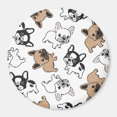 Franse Bulldog, Frenchie Accessoires Magneet (Voorkant)